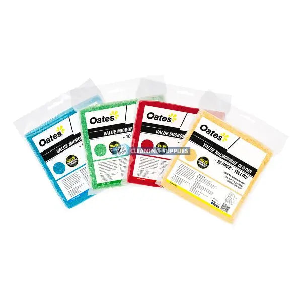 Oates Value Microfibre Cloths 10 Pack