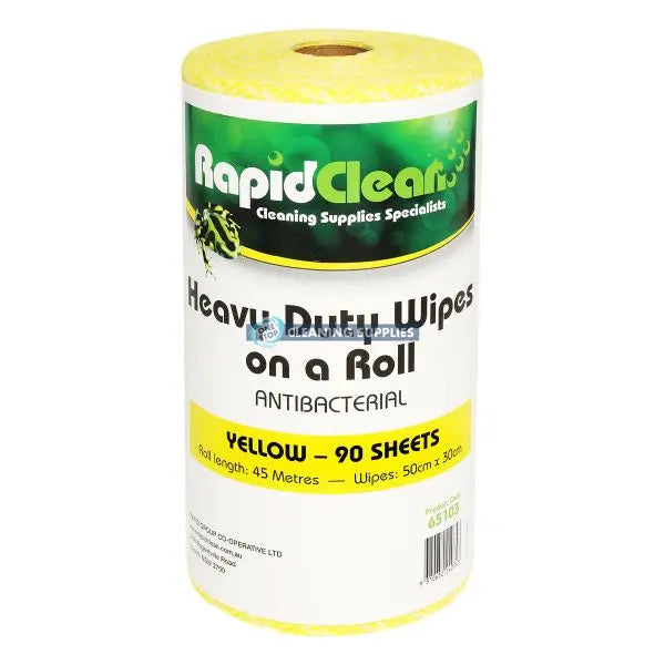 Rapidclean Heavy Duty Wipes On A Roll