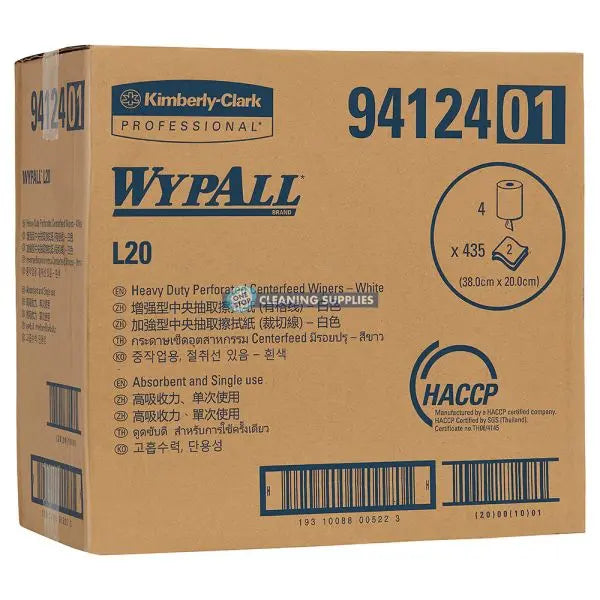 Wypall L20 Heavy Duty Centrefeed Wiper Roll