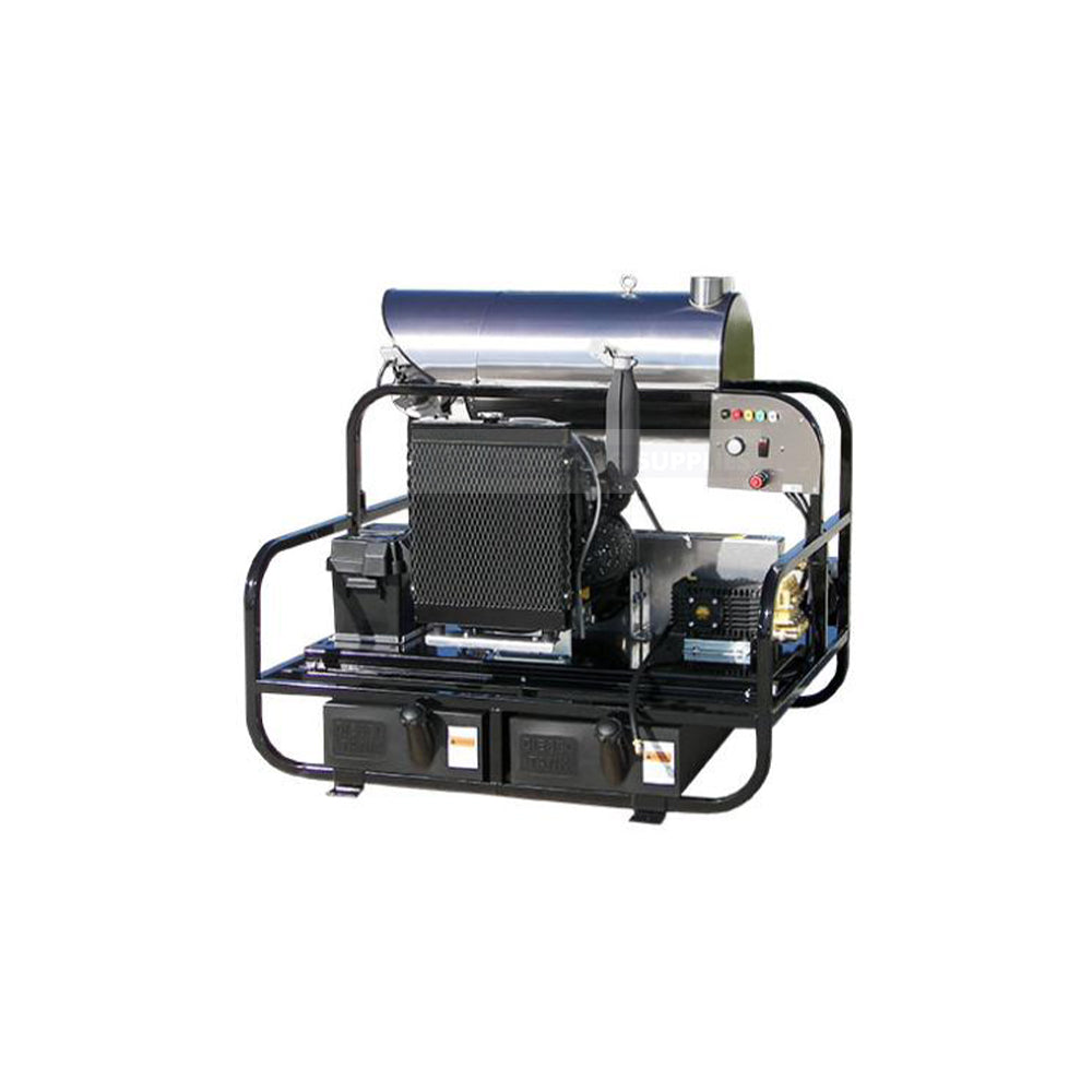 Kerrick Pro Super Series Skid Stationary Hot Water Pressure Washer