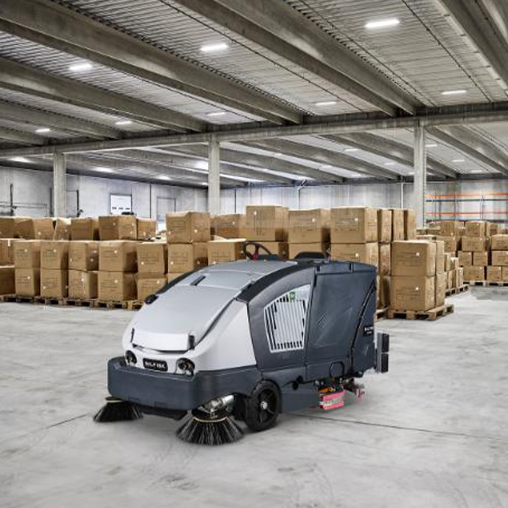 Nilfisk CS7020 Li-Ion Battery Large Ride On Combination Scrubber / Sweeper / Dryer