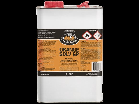 Citrus Resources Orange Solvent 25% 5 Litre