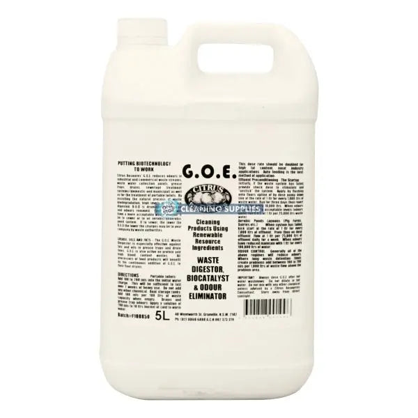 Citrus Resources Natural Waste Digester And Odour Eliminator