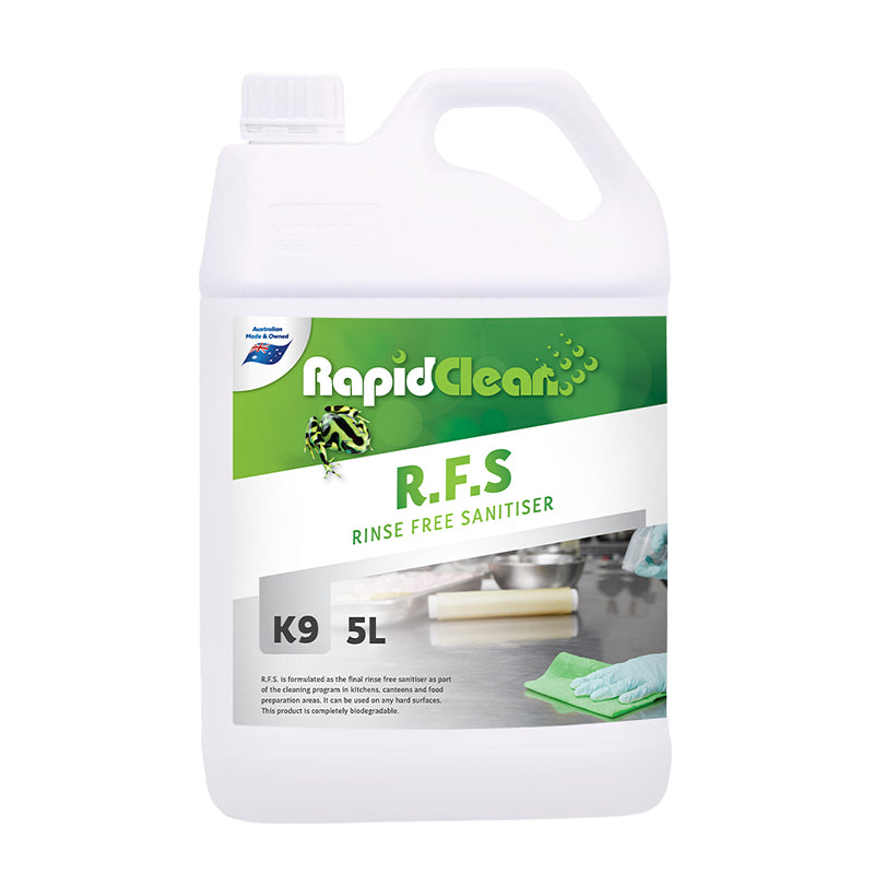 Rapid Clean RFS Rinse Free Sanitiser 5lt