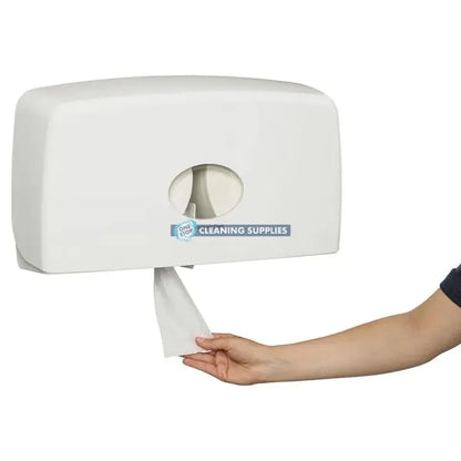 Kimberly Clark Aquarius Twin Jumbo Toilet Roll Dispenser