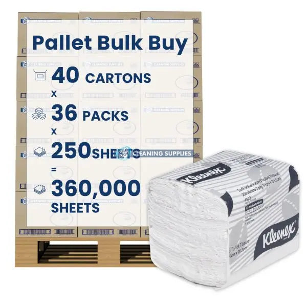 Kleenex Soft Interleaved Toilet Tissue 36 Packs
