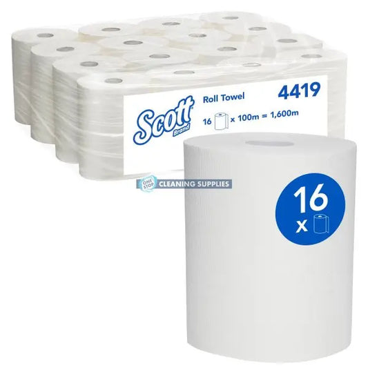 Scott Roll Towel White Roll 16 Rolls