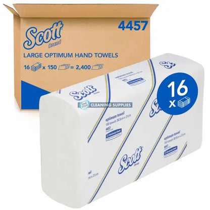 Scott Large Optimum Hand Towels Folded Paper Towels 16 Packs