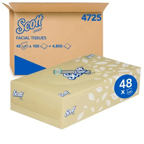 Scott Facial Tissue Box 2 Ply 48-boxes