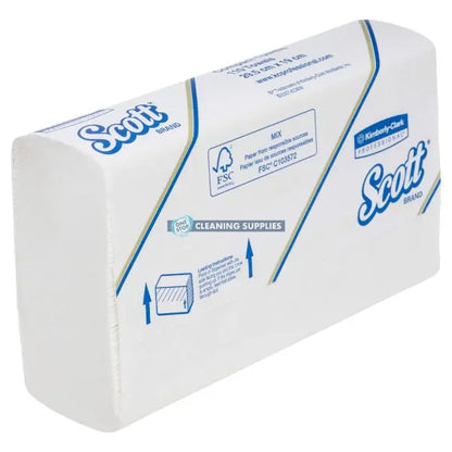 Scott Control Compact Hand Towels White 1 Ply 16 Packs