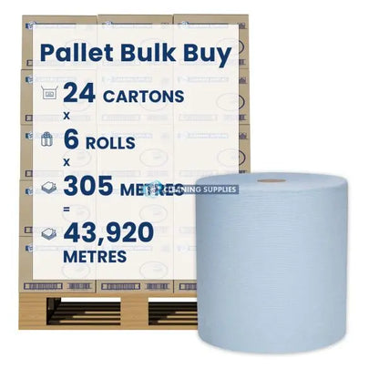 Scott Rolled Paper Hand Towels Blue Rolls 6 Pack